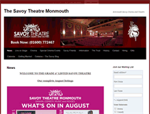 Tablet Screenshot of monmouth-savoy.co.uk